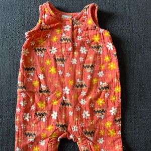 Hannah Anderson Peanuts romper size 6-12 months
